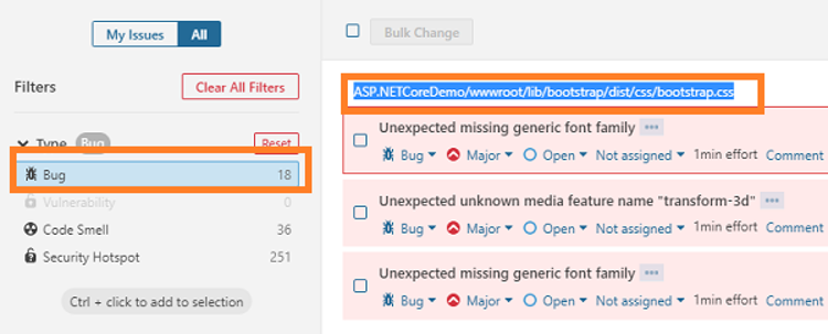 Managing Files In SonarQube For ASP.NET Core Application Code Analysis